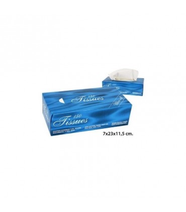 PAÑUELOS TISSUES DOBLE CAPA 100% CELULOSA CAJA 150 UNIDADES