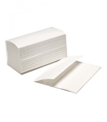 TOALLITA ZIG-ZAG 2 CAPAS 100% CELULOSA 21X23 PAQUETE 200 UNIDADES